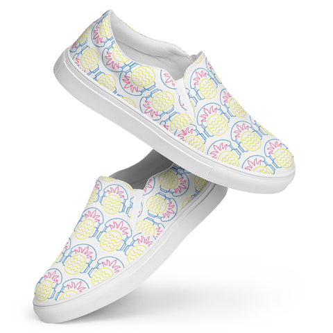 Trippin Pineapples - Women’s slip-on canvas shoes